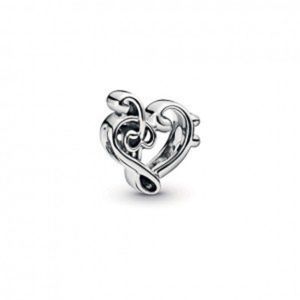 Pandora Treble Clef and 💖 Charm
